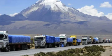 Transporte de carga por la ruta a iquique. Foto: Archivo