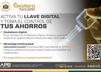 Arte explicativo sobre la llave digital. Foto: La Gestora