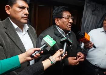 El presidente de la Confederación de Choferes, Lucio Gómez. Foto: APG