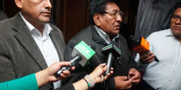 El presidente de la Confederación de Choferes, Lucio Gómez. Foto: APG