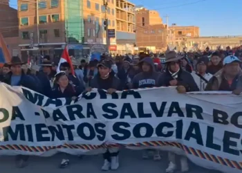 Marcha evista. Foto: APG