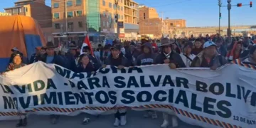 Marcha evista. Foto: APG
