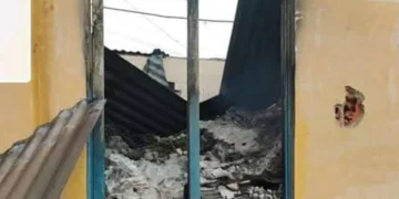 Instalaciones que resultaron afectadas. Foto: Vías Bolivia