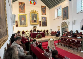 Sesión del pleno del Senado en Sucre.
Foto: Senado.