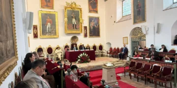 Sesión del pleno del Senado en Sucre.
Foto: Senado.