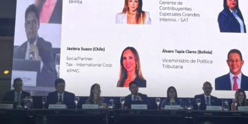Participación del viceministro Tapia en el foro de Guatemala. Foto: Ministerio de Economía