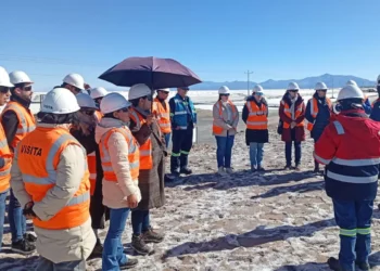 Inspección que realizaron los parlamentarios. Foto: YLB
