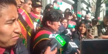 Dirigentes de la Fejuve en conferencia de prensa. FOTO: RRSS