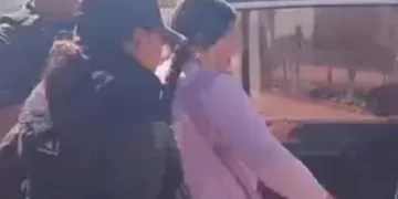 La mujer fue trasladada a Santa Cruz/Captura de pantalla