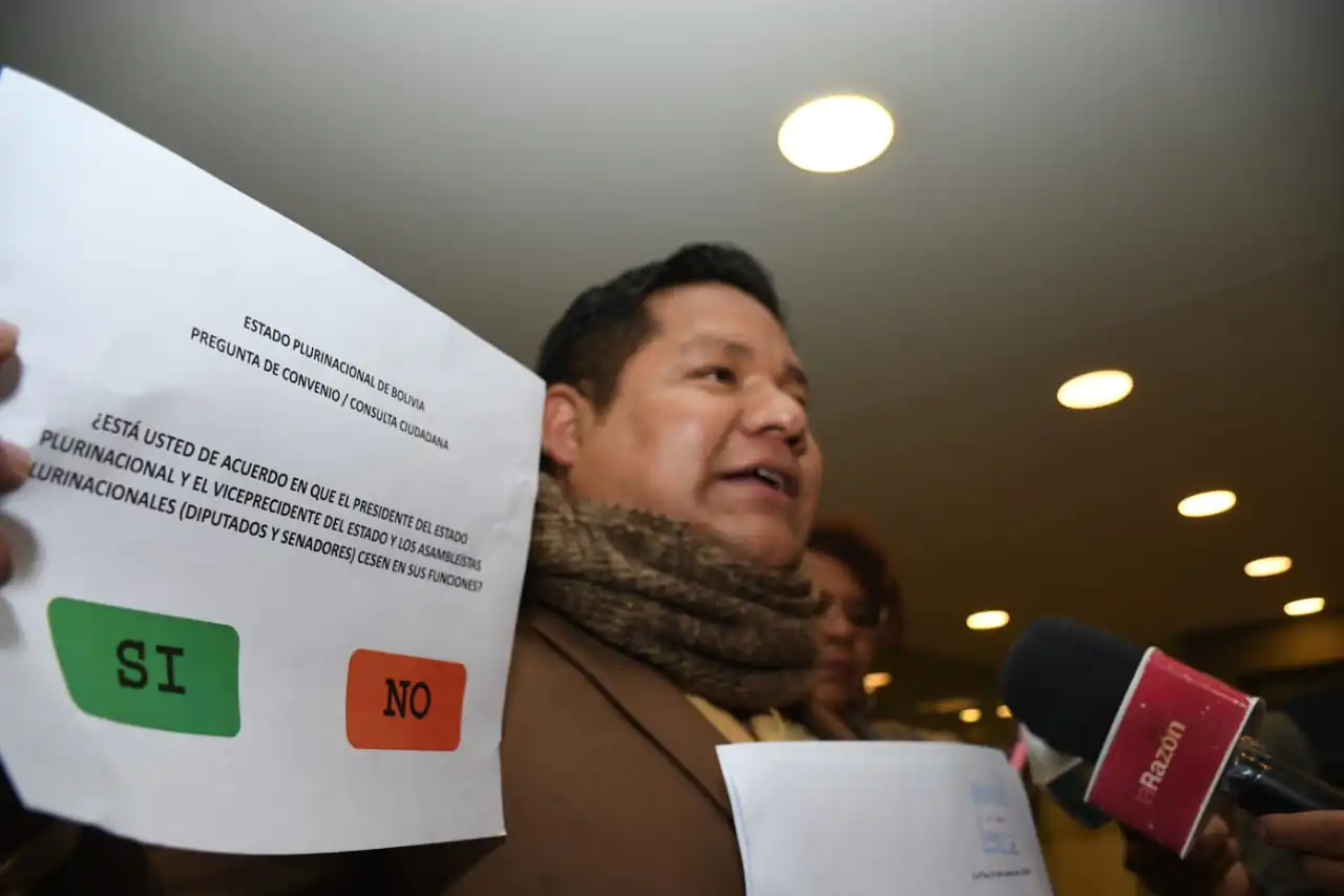 El activista, abogado y representante del Bloque de Profesionales Independientes de la ciudad de El Alto, Guido Calcina. Foto:, APG