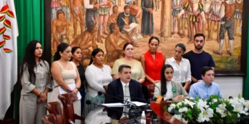 Autoridades del Concejo Municipal de Santa Cruz. FOTO: Concejo de Santa Cruz