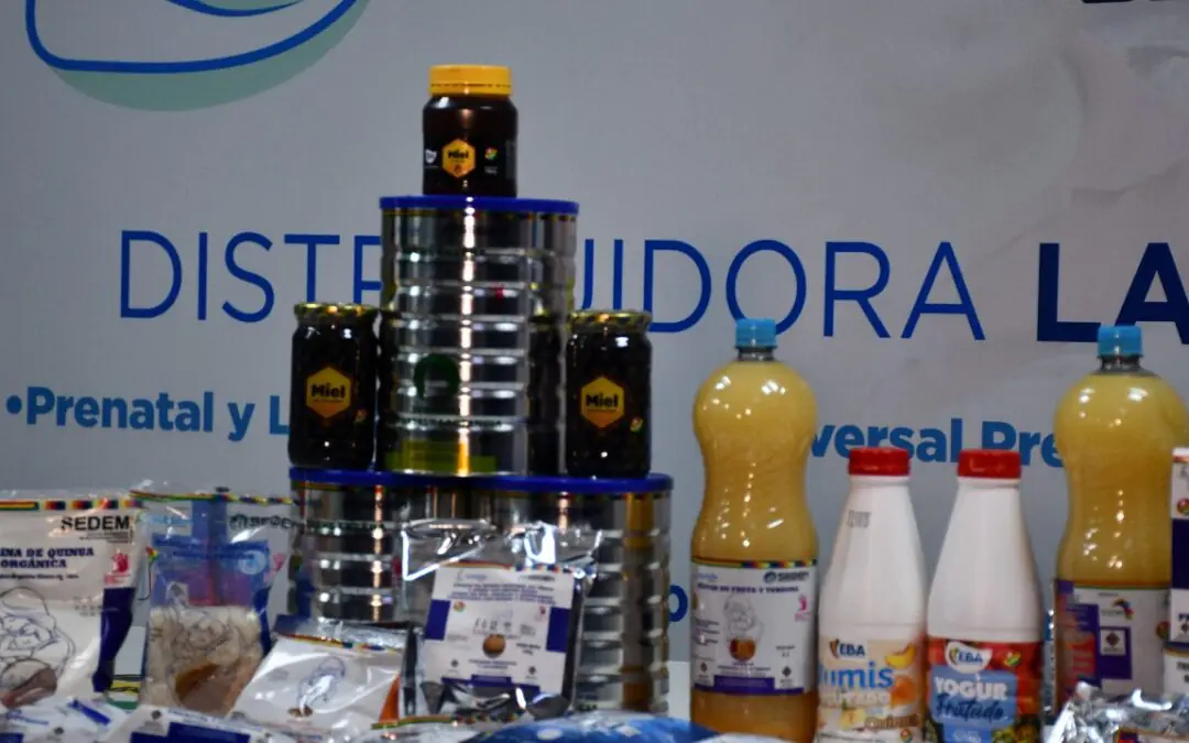 Productos del subsidio prenatal y de lactancia. FOTO: Sedem