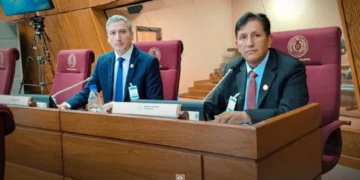 Sesión en Paraguay. Foto: Diputados