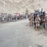 Militares en el puente de Lipari. (Foto: Armada de Bolivia)