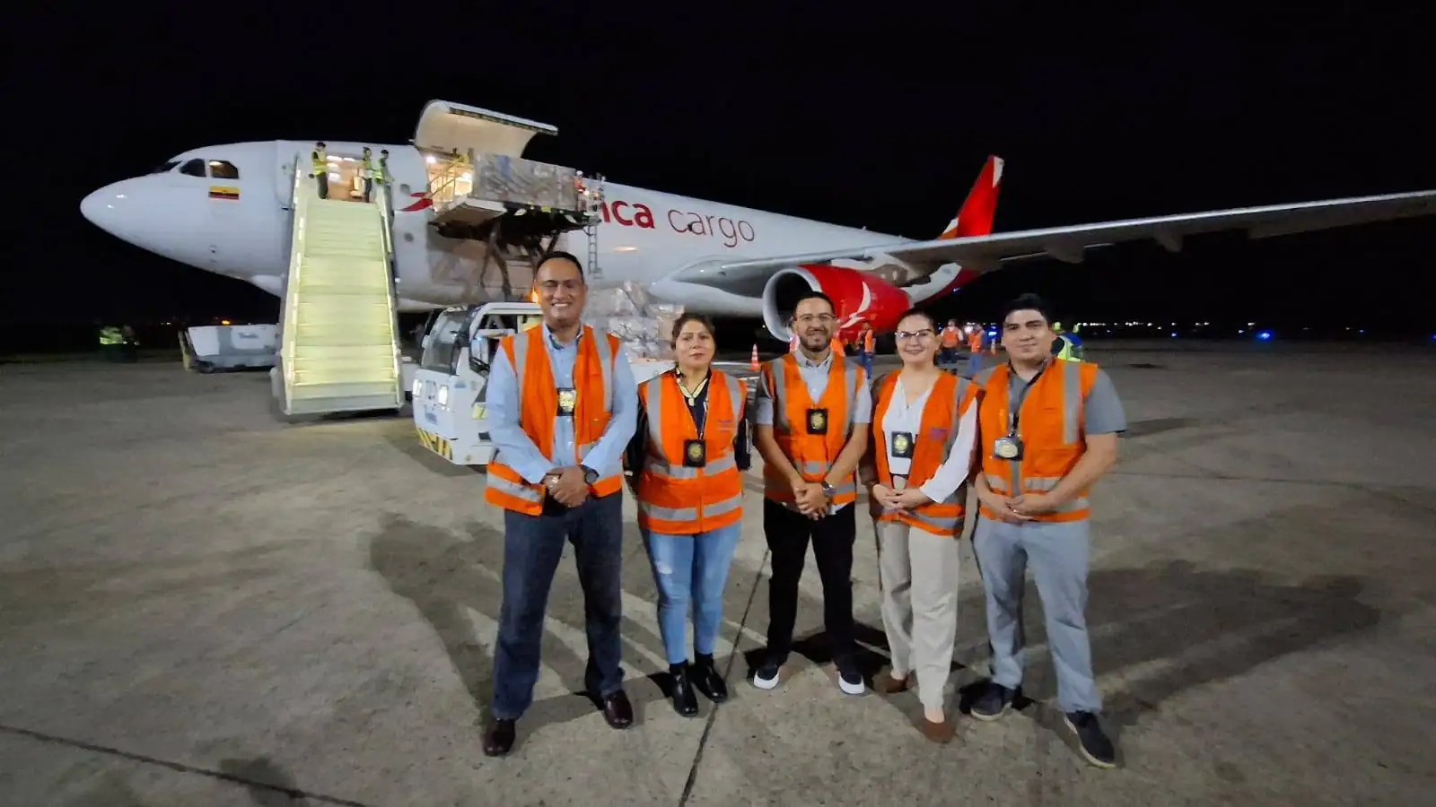 Bolivia consolida la séptima libertad aérea con la llegada del primer vuelo de Tampa Cargo.