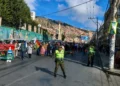 Una marcha llegó al centro de La Paz. Foto: RRSS