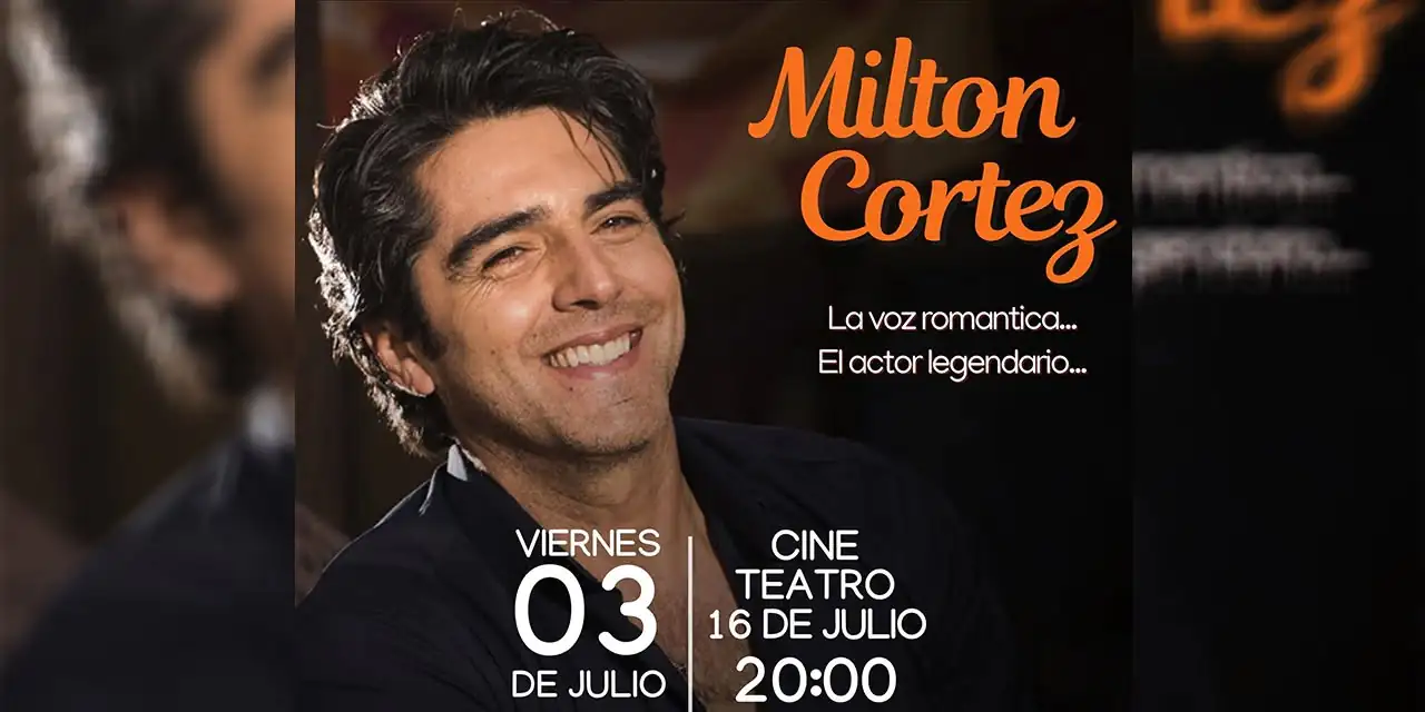 Milton Cortez anuncia un concierto en el marco de los festejos por La Paz. Foto: RRSS.