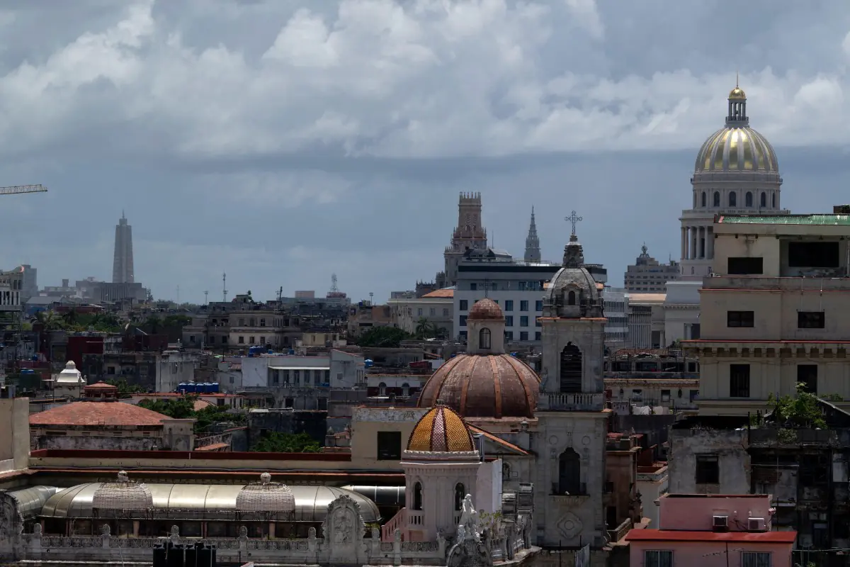 La Habana también sintió un sacudón/AFP