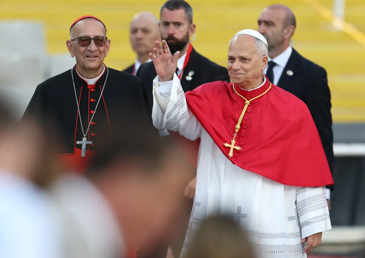 El papa León XIV en Barcelona/AFP