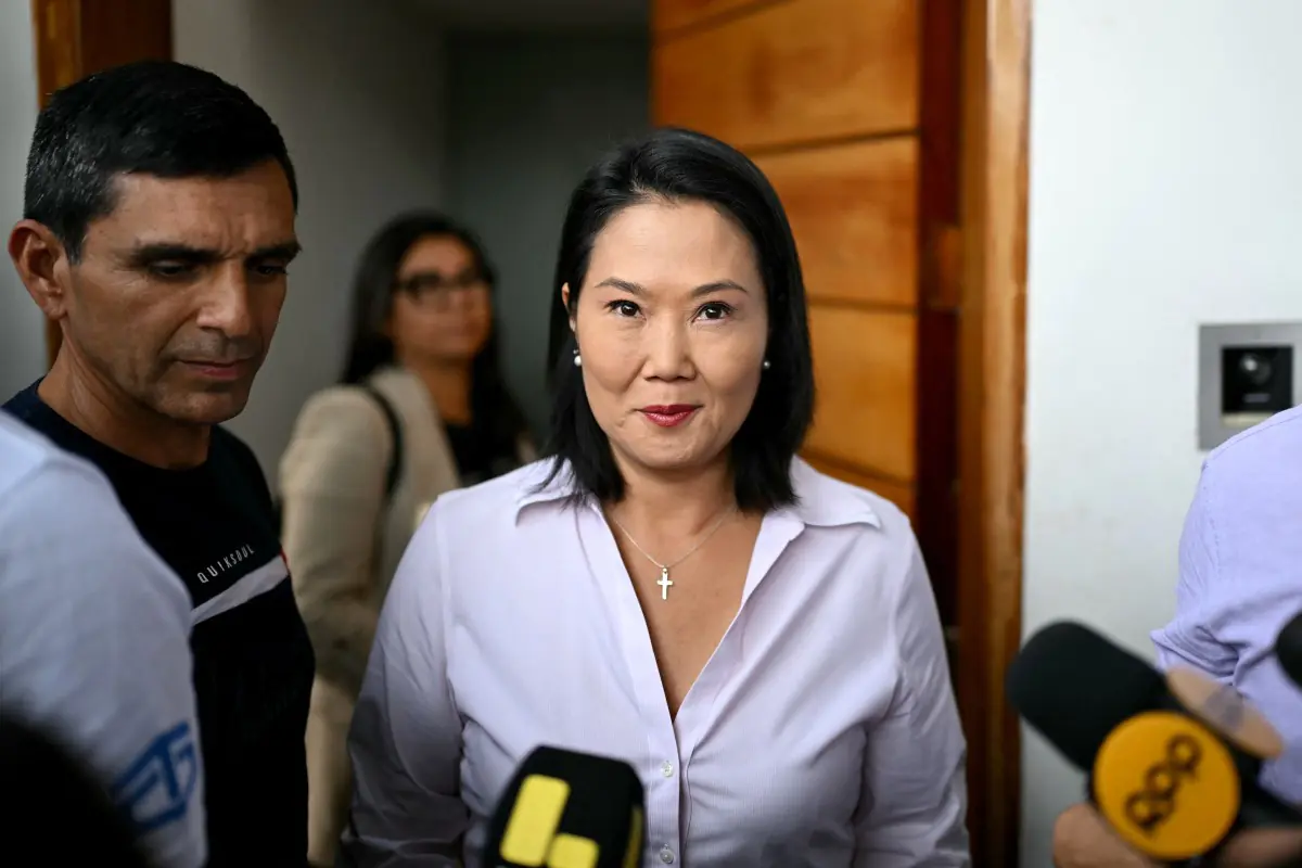 Keiko Fujimori pidió calma a sus seguidores/AFP