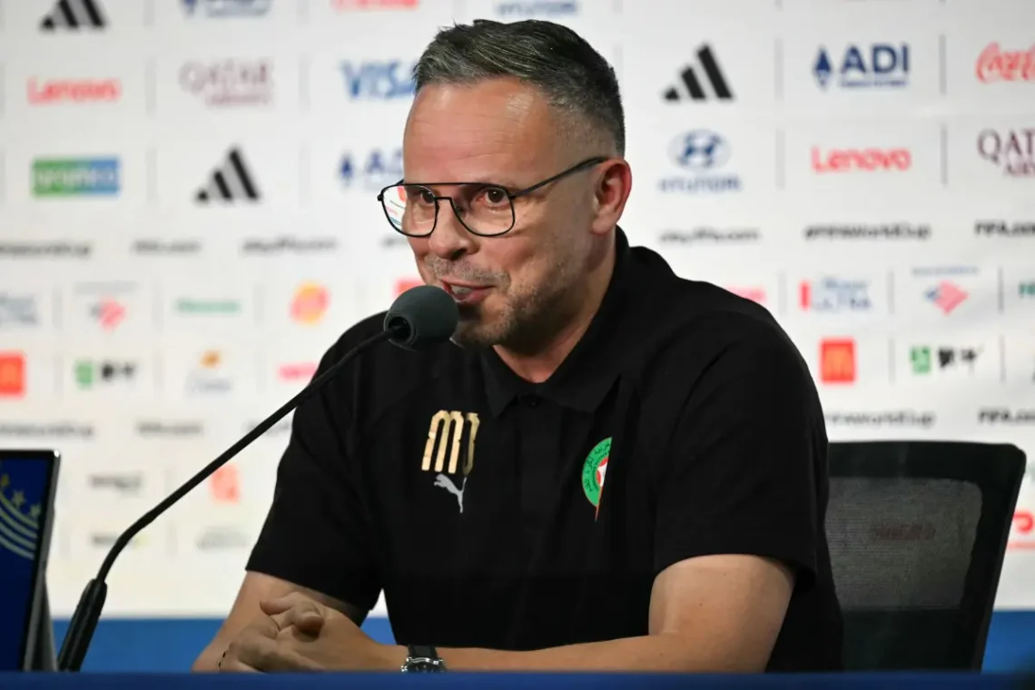 El entrenador de Marruecos, Mohamed Ouahbi/AFP