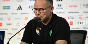 El entrenador de Marruecos, Mohamed Ouahbi/AFP
