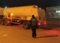 El camión con oxígeno en su arribo a Sucre/Defensoría del Pueblo