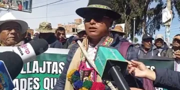 Campesinos de la provincia Muñecas. Foto: Captura