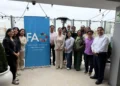 Representantes de Senasag en la reunión internacional. Foto: Senasag