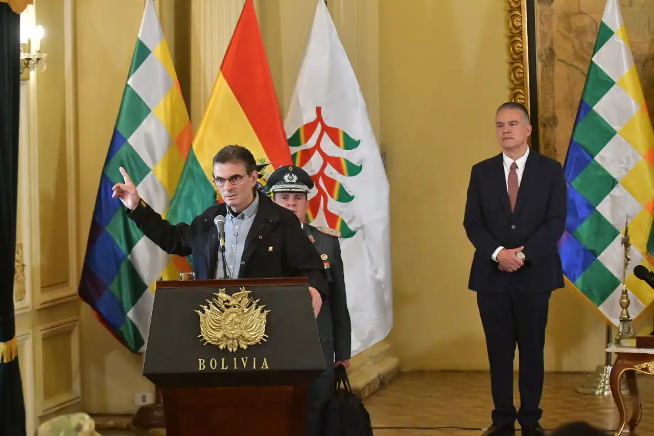 El presidente Rodrigo Paz. Foto: APG