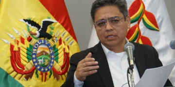 José Luis Gálvez, vocero del preidente Rodrigo Paz.
Foto: APG