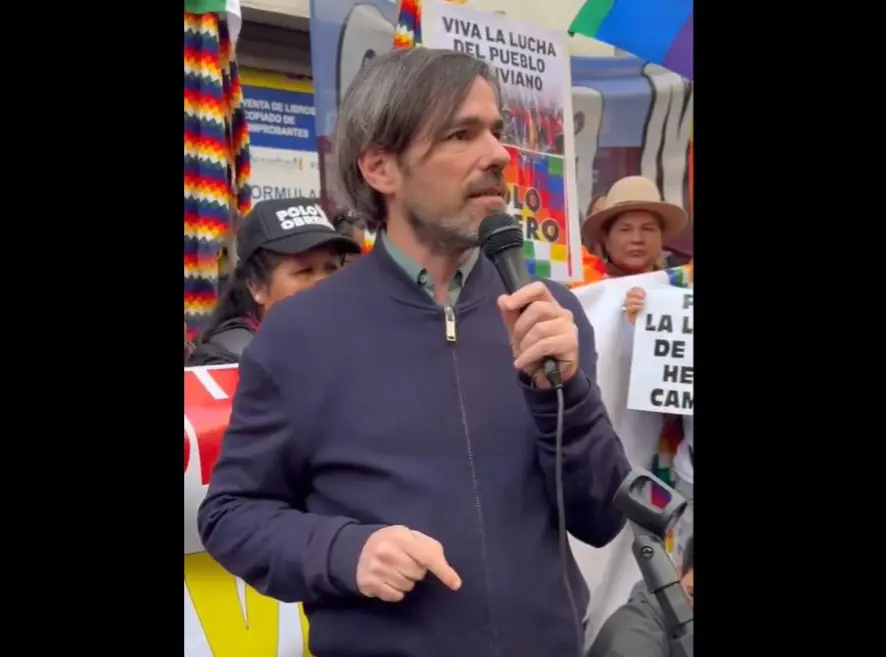 El diputado argentino de izquierda. Foto: Captura