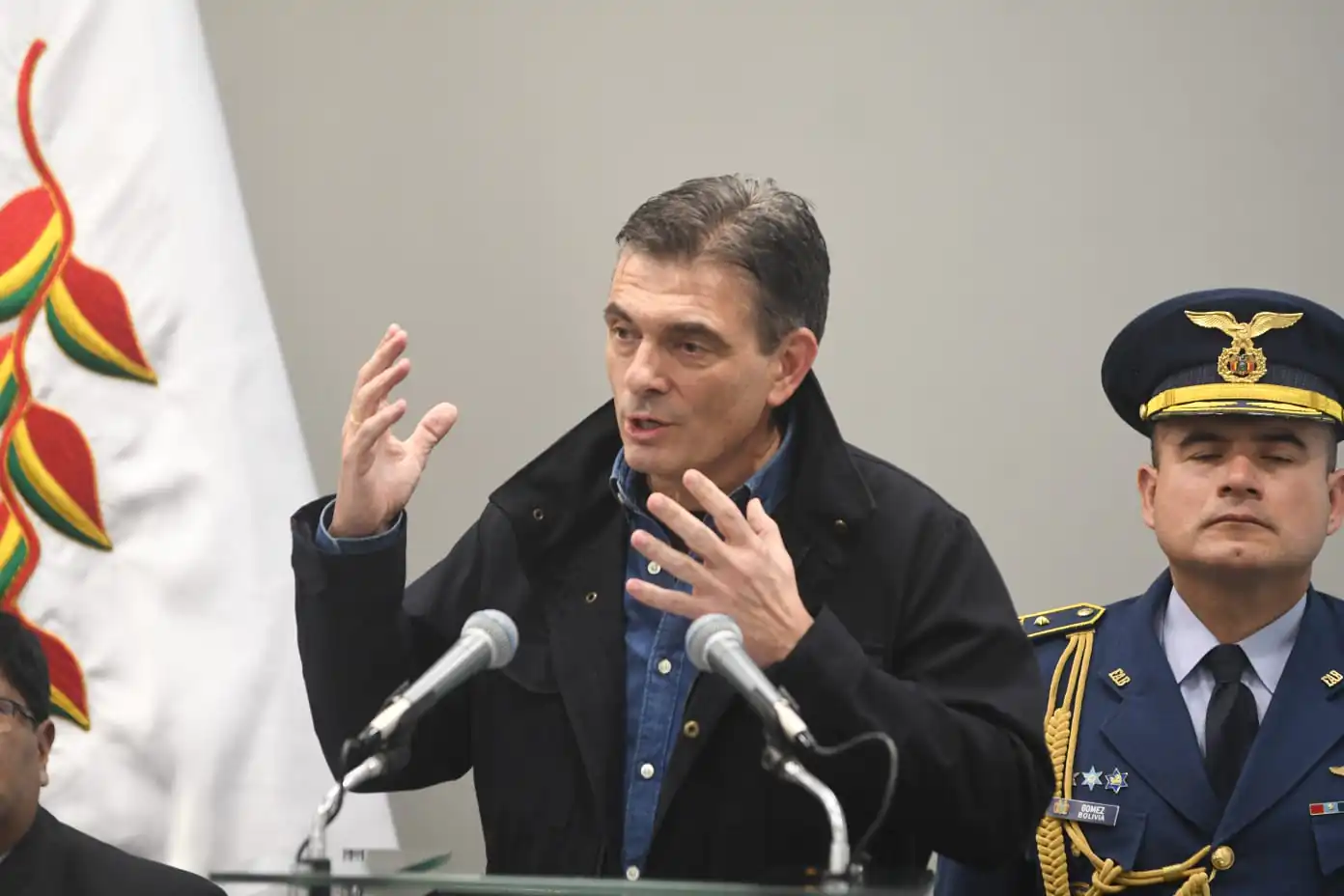El Presidente en el acto que se llevó a cabo este miércoles. Foto: APG