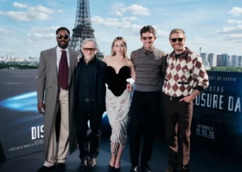 Colman Domingo, Steven Spielberg, Emily Blunt, Josh O´Connor y Wyatt Russell