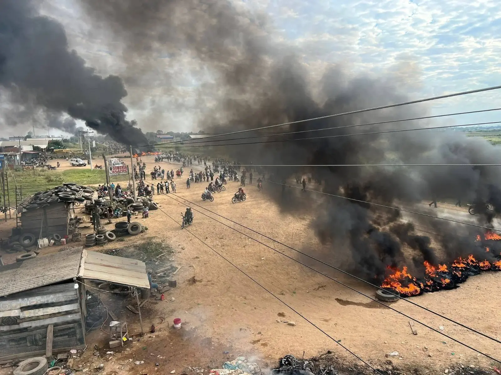 La imagen del país hacia afuera se debilita por los conflictos sociales. Foto: RCB NOTICIAS