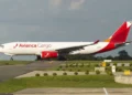 Una aeronave de la compañía Avianca cargo. Foto: Ministerio de Obras Públicas