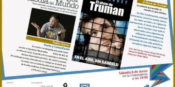 Pablo Osorio presenta 'El show del Truman' como la Mejor Película del Mundo. FOTO: RRSS