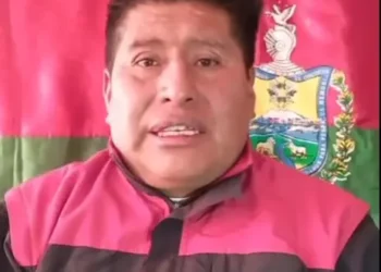 El dirigente, Justino Apaza/RRSS