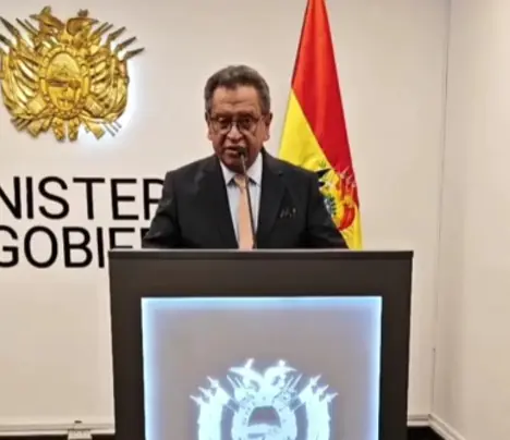 El ministro de Gobierno, Marco Antonio Oviedo.
Captura RRSS