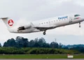 Un avión comercial de la aerolínea paraguaya Paranair. Foto: Airline92
