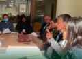 Reunión de los ingenieros con autoridades de Gobierno. Foto: SIB