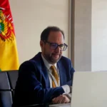 El viceministro de Comercio Exterior, Rodrigo Arce Ballivián. Foto: Cancillería